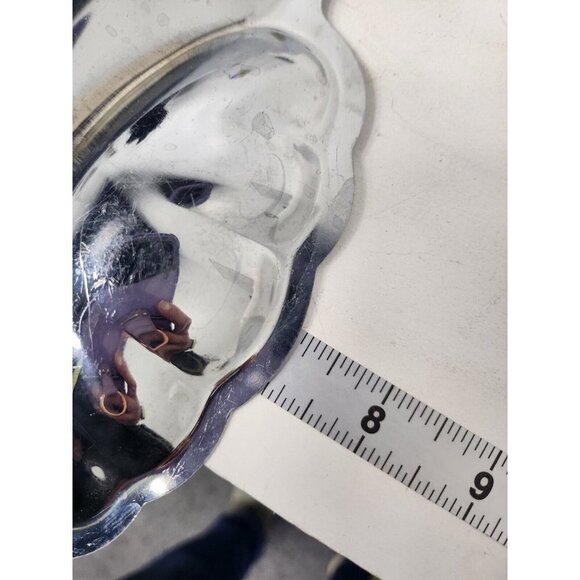 Vintage Gorham Aegian Collection Silver Metal Divided Celery Olive Serving Dish - Picture 6 of 6